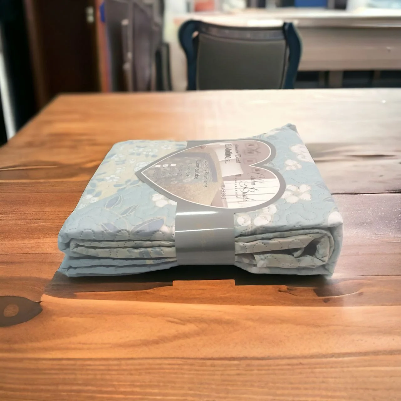 Colcha de Verano económica, Cubrecama Reversible Sin Cojines. Cubre sofá Colección El Molino LT-1 Valencia. - Imagen 9