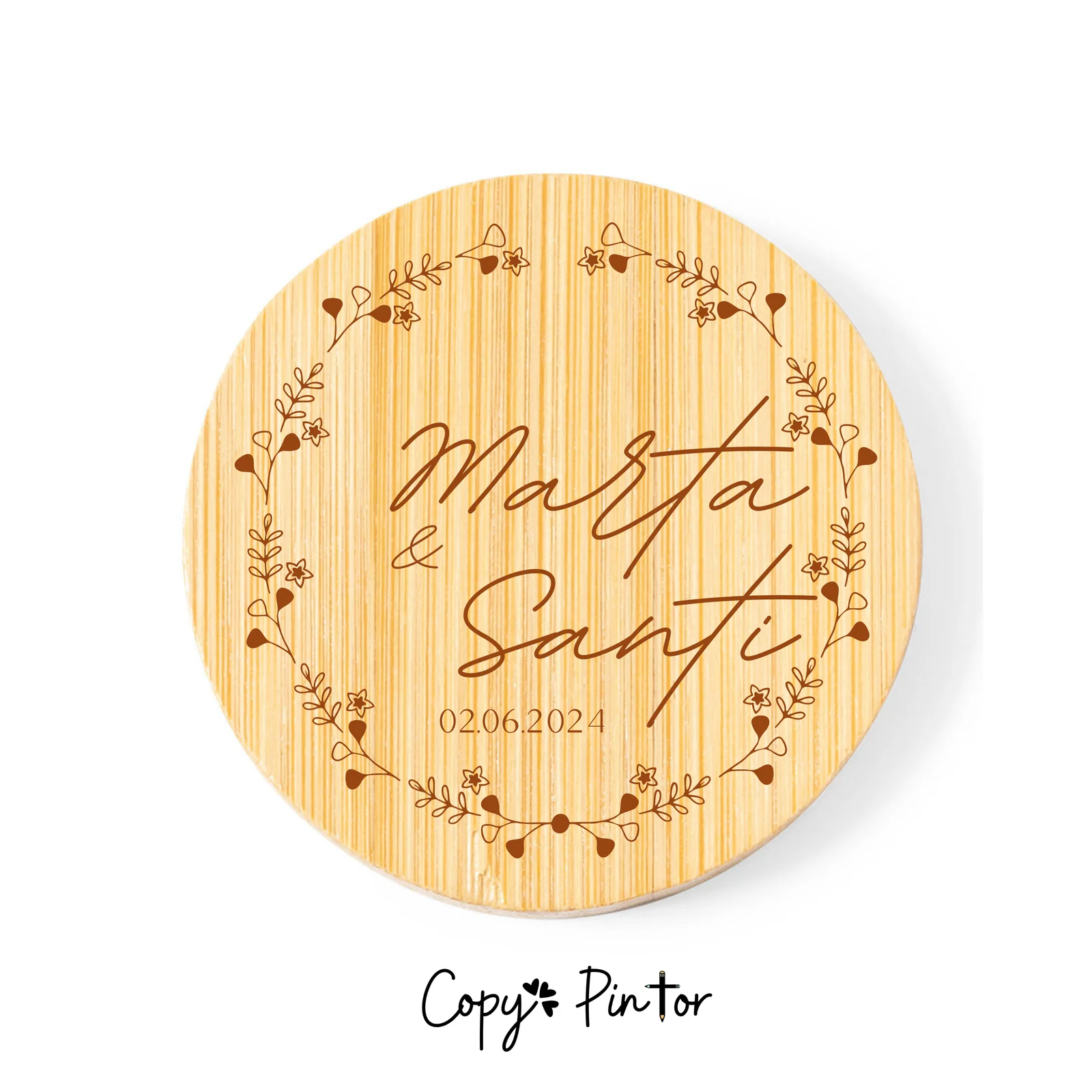 «ABRIDOR IMANTADO DE MADERA PERSONALIZADO «»Detalle eventos + cantidades»20-50 - Imagen 8